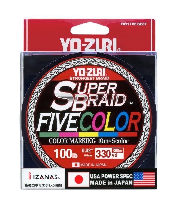 SUPERBRAID FIVE COLOR 600M