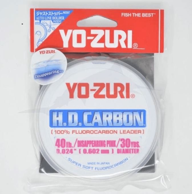 Yo-Zuri Fluorocarbon H.D. Carbon Rose 27m