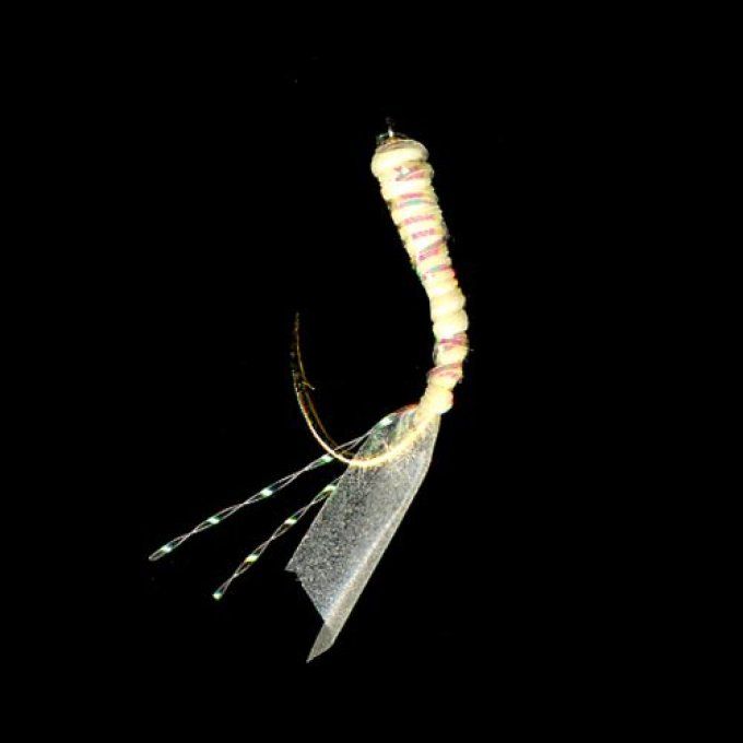 Sabiki Hayabusa EX001 Xtreme-GLO Mix Shrimp S - 6 hameçons